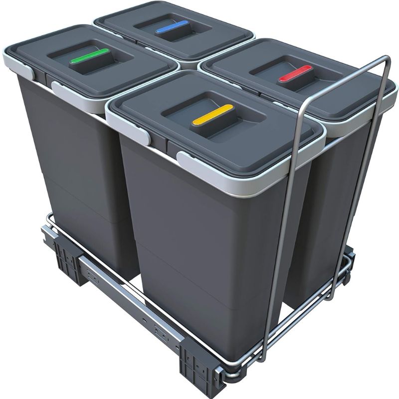 Affaldssystem til bundmontering