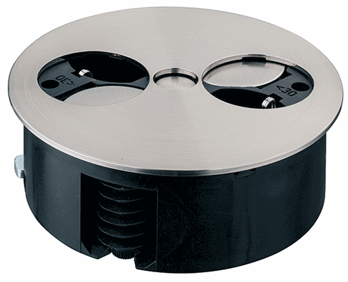 Stikdåseelement, drejelig