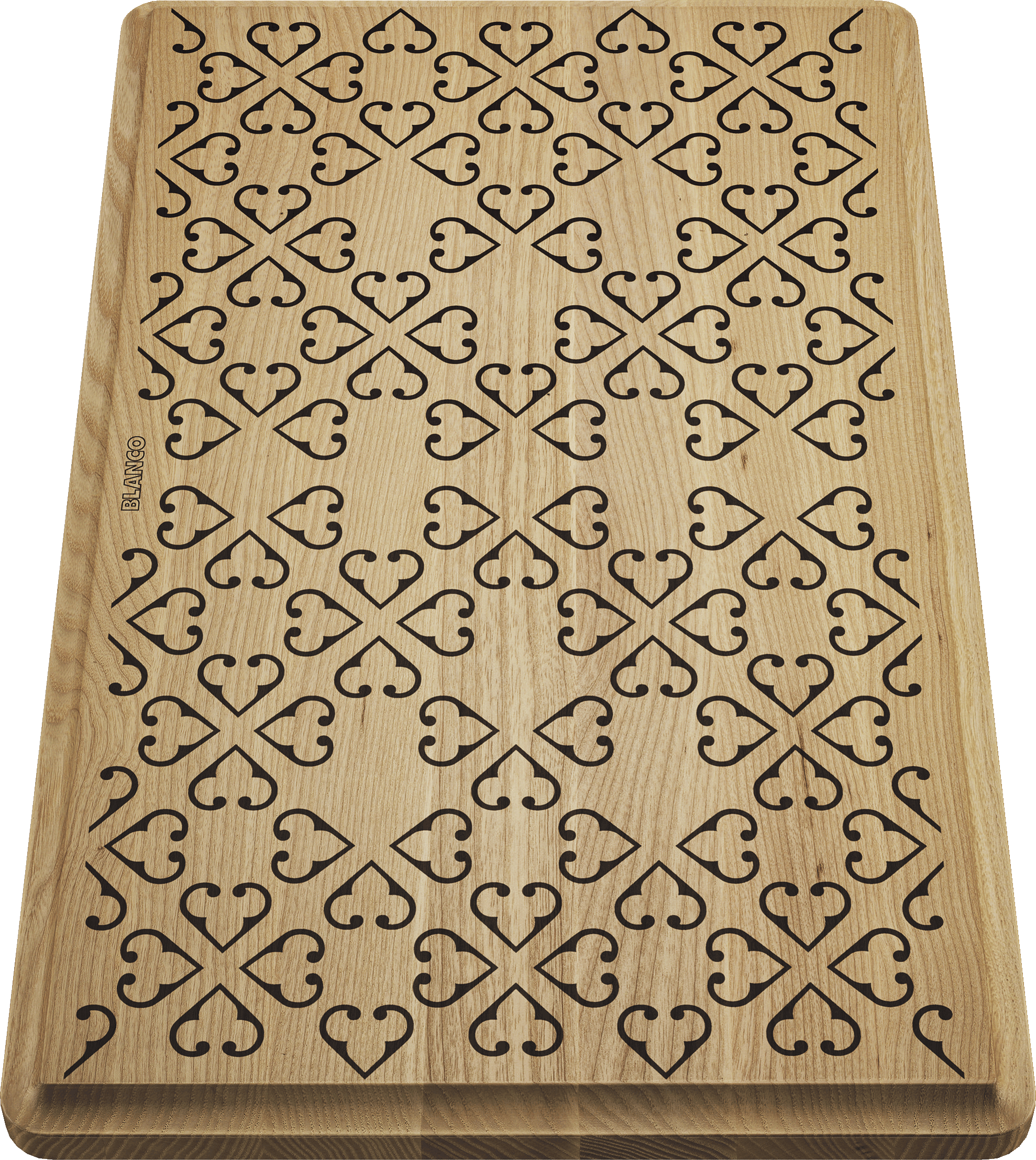 BLANCO Skærebræt asketræ med mønster FARON XL 6 S