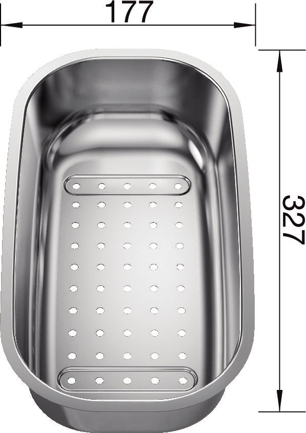 BLANCO Skylleskål rustfrit stål