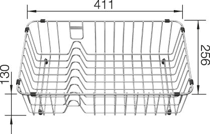 BLANCO Opvaskekurv rustfrit stål
