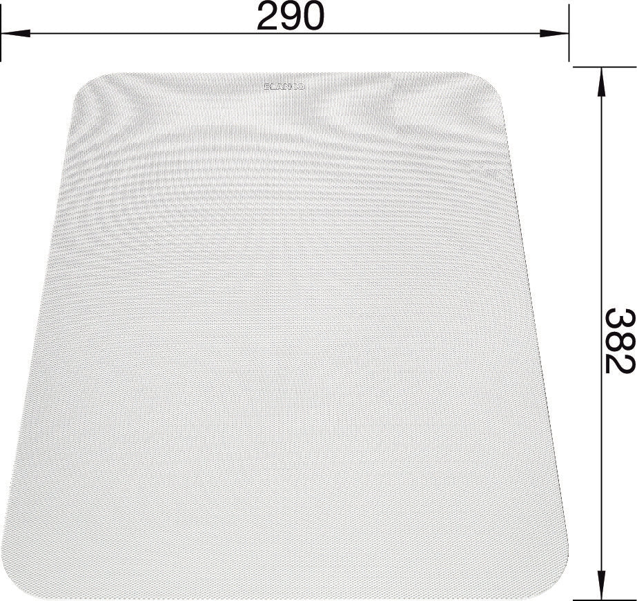 BLANCO Bøjeligt skærebræt kunststof