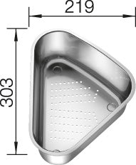 BLANCO Skylleskål rustfrit stål DELTA II