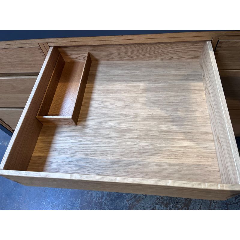 Bestikindsatse i kombinationssystem i egetræ