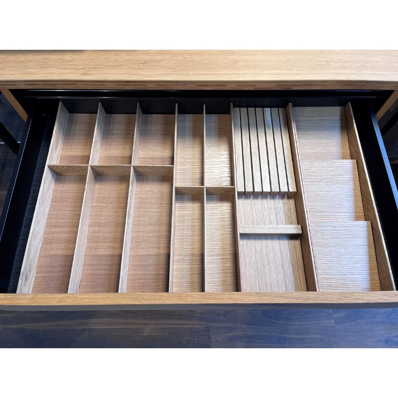 Bestikindsatse i kombinationssystem i egetræ