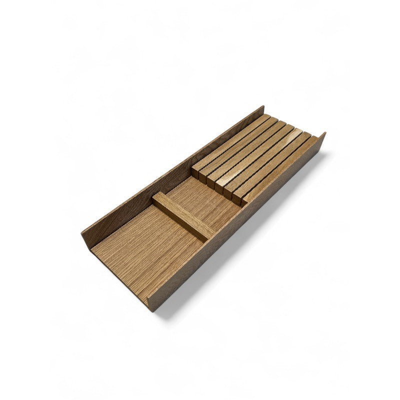 Bestikindsatse i kombinationssystem i egetræ