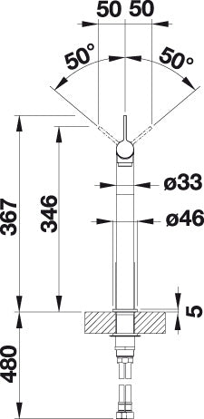 BLANCO VONDA Metaloverflader