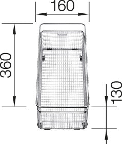 BLANCO Opvaskekurv rustfrit stål